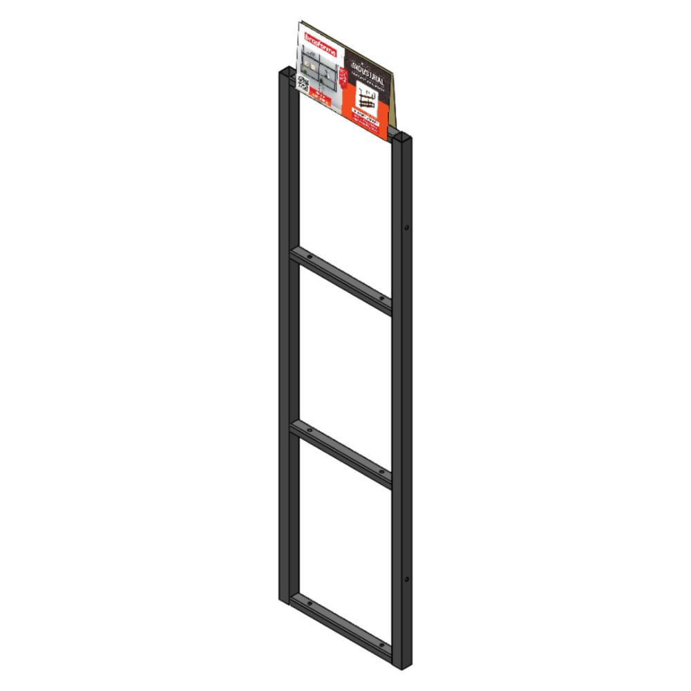 QUADRO LINHA INDUSTRIAL PARA 03 PRATELEIRA 90 X 24,2 BRASFORMA